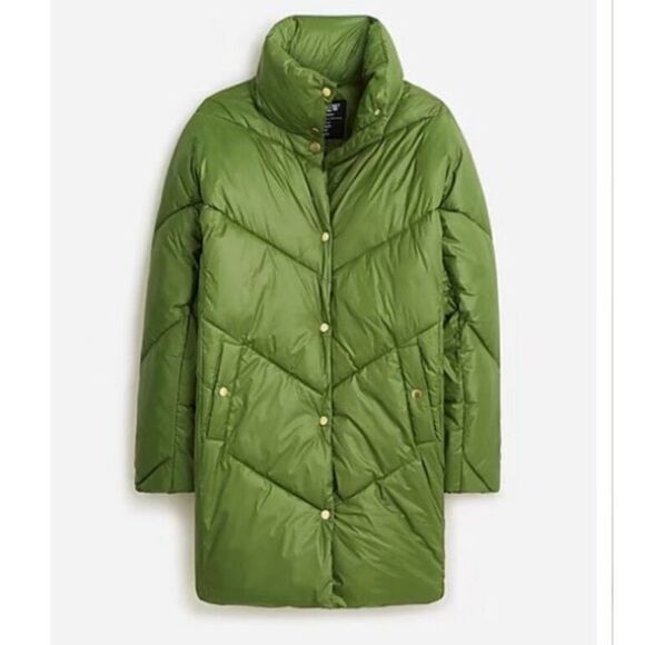 J. Crew Villa Puffer Coat with PrimaLoft. Size L. - Picture 12 of 15